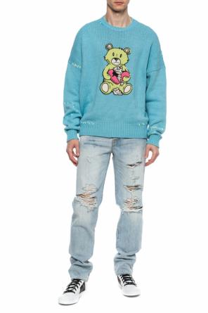 Embroidered woven sweater, zdjęcie 2 Embroidered woven sweater od Amiri